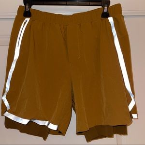 Lululemon shorts w/reflective lining